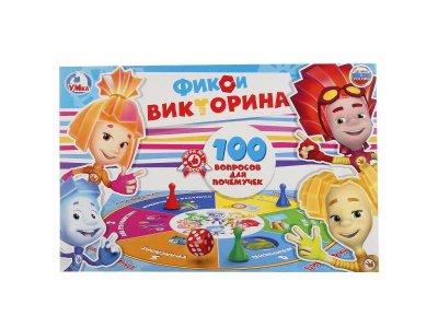 Игра развивающая Умные игры Фиксики Викторина 100 вопросов 1-00454937_1