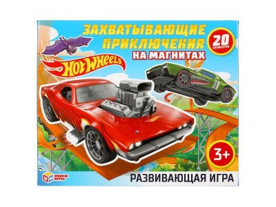 Игра развивающая Умные игры Захватывающие приключения на магнитах Hot wheels 1-00454962_1