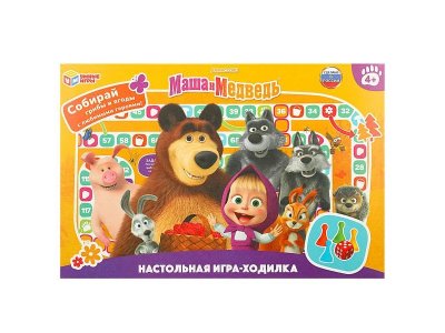 Игра-ходилка настольная Умные игры Маша и Медведь 1-00454984_1