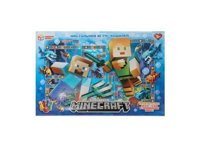 Игра-ходилка настольная Умные игры По мотивам Minecraft 1-00454989_1