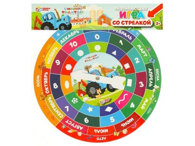 Игра развивающая Умные игры со стрелкой Синий трактор 1-00454993_1