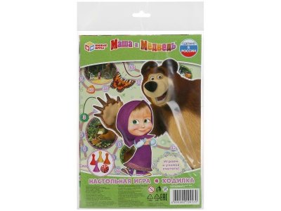 Игра-ходилка настольная Умные игры Маша и Медведь 1-00454995_1