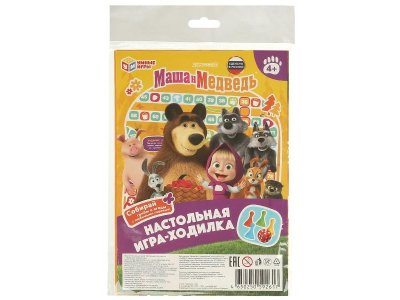 Игра-ходилка настольная Умные игры Маша и Медведь 1-00454996_1