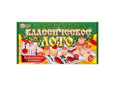 Игра настольная Умные игры Лото классическое деревянное 1-00455010_1