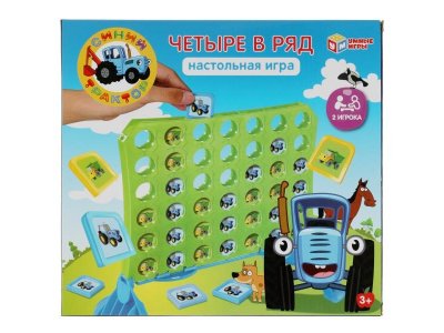 Игра развивающая Умные игры Четыре в ряд Синий Трактор 1-00455033_1