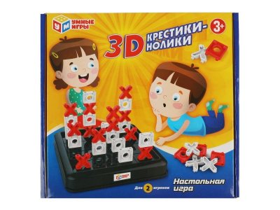 Игра развивающая Умные игры Крестики нолики 3D 1-00455035_1