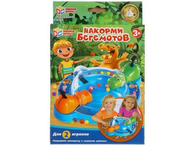 Игра настольная Умные игры Накорми бегемотов 1-00455046_1