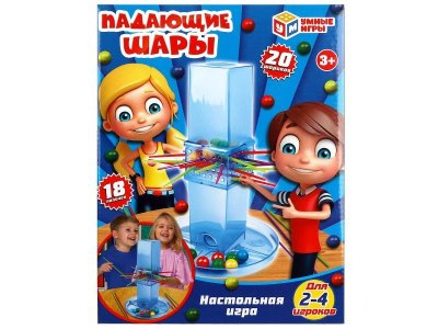 Игра настольная Умные игры Падающие шары, 20 шариков, 18 палочек 1-00455047_1