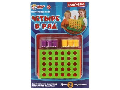Игра развивающая Умные игры Четыре в ряд 1-00455050_1