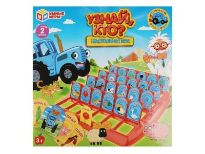 Игра настольная Умные игры Узнай, кто? Синий Трактор 1-00455056_1