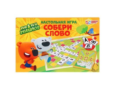 Игра развивающая Умные игры Словодел Собери слово Ми-ми-мишки 1-00455070_1