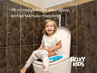 Горшок дорожный Roxy-Kids HandyPotty 3 в 1 c многоразовой вкладкой 1-00345693_6