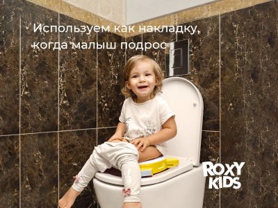 Горшок дорожный Roxy-Kids HandyPotty 2 в 1 с тремя пакетами 1-00345690_6