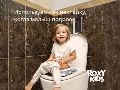 Горшок дорожный Roxy-Kids HandyPotty 3 в 1 c многоразовой вкладкой 1-00400127_6