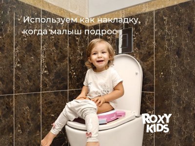Горшок дорожный Roxy-Kids HandyPotty 2 в 1 с тремя пакетами 1-00345692_6
