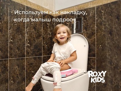 Горшок дорожный Roxy-Kids HandyPotty 3 в 1 c многоразовой вкладкой 1-00345695_9