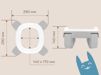 Горшок дорожный Roxy-Kids HandyPotty 3 в 1 c многоразовой вкладкой 1-00400127_12