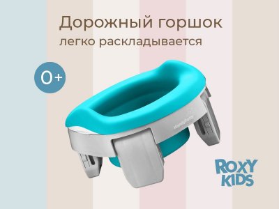 Горшок дорожный Roxy-Kids HandyPotty 3 в 1 с универсальной вкладкой 1-00428153_2