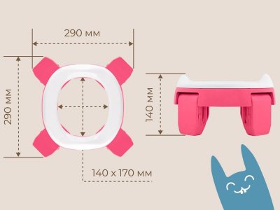 Горшок дорожный Roxy-Kids HandyPotty 3 в 1 с универсальной вкладкой 1-00428154_12