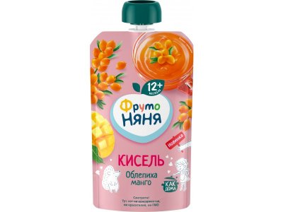 Кисель ФрутоНяня из облепихи и манго с 12 мес., 130 г 1-00455973_1