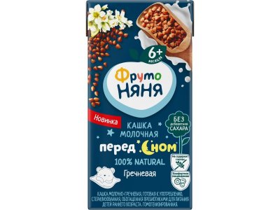 Кашка ФрутоНяня молочная гречневая с 6 мес., 200 мл 1-00455974_5