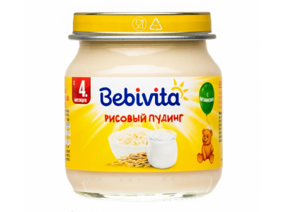 Пудинг Bebivita Рисовый с 6 месяцев 100 г 1-00456056_1