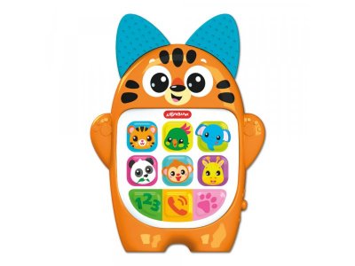 Игрушка интерактивная Азбукварик Мой первый смартфончик Тигренок 1-00456074_1