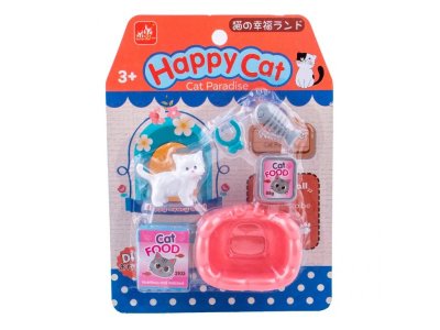 Набор игровой KiddiePlay Котенок с аксессуарами 1-00451538_1