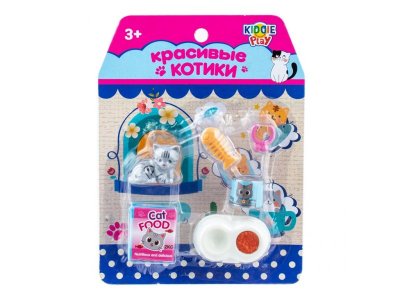 Набор игровой KiddiePlay Котенок с аксессуарами 1-00451538_3