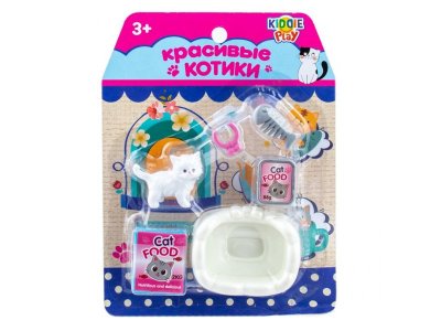 Набор игровой KiddiePlay Котенок с аксессуарами 1-00451538_4