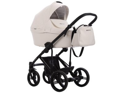 Коляска 2в1 Bebetto Magnum Light Pro белая кожа 100456350