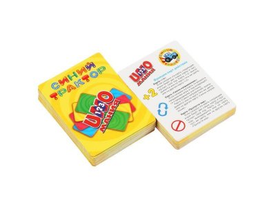 Игра развивающая Умные игры Уномания Синий трактор, 72 карточки 1-00454936_2