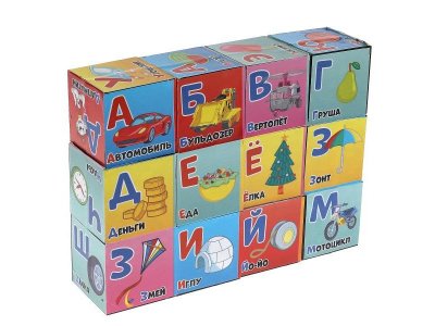 Игрушка развивающая Играем вместе Щенячий Патруль Азбука набор из 12 кубиков 1-00454945_4