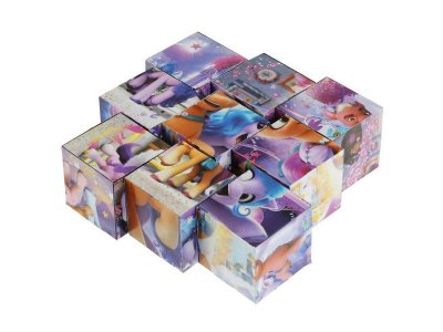 Игра развивающая Умные игры Набор кубиков Мой маленький пони, 9 шт 1-00454946_3