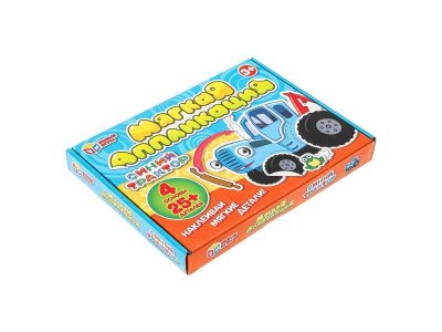 Игра развивающая Умные игры Мягкая аппликация Синий трактор 1-00454960_10