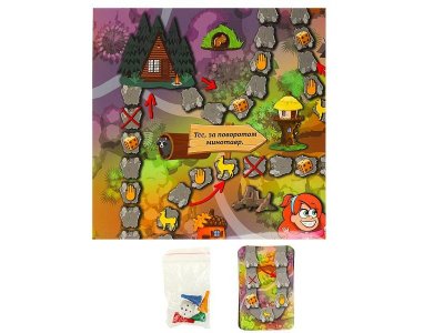 Игра-ходилка настольная Умные игры Загадочный лес Опасные приключения, 40 карточек 1-00454969_3