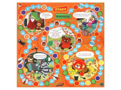 Игра-ходилка настольная Умные игры Союзмультфильм Веселые приключения 1-00454970_4