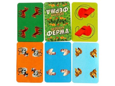 Игра-ходилка настольная Умные игры Весёлая ферма, 40 карточек 1-00454971_5