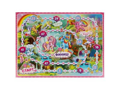 Игра-ходилка настольная Умные игры Радужные единороги 1-00454978_4