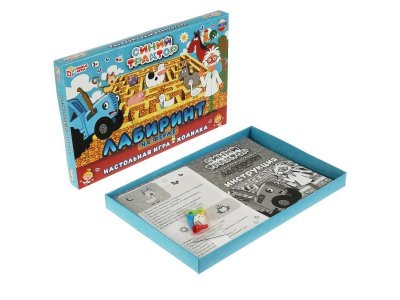 Игра-ходилка настольная Умные игры Синий трактор Лабиринт на ферме 1-00454979_4
