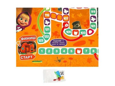 Игра-ходилка настольная Умные игры Маша и Медведь 1-00454984_4