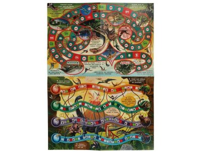 Игра-ходилка настольная Умные игры Диногонки 2 в 1 1-00454991_2