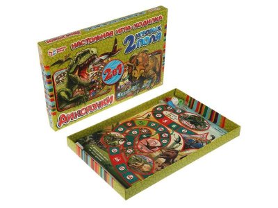 Игра-ходилка настольная Умные игры Диногонки 2 в 1 1-00454991_4