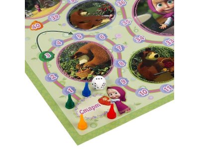 Игра-ходилка настольная Умные игры Маша и Медведь 1-00454995_5