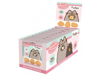 Печенье фигурное Crunch Time Pusheen 20 гр 1-00456379_2