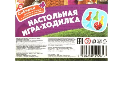 Игра-ходилка настольная Умные игры Маша и Медведь 1-00454996_4