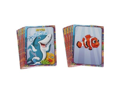 Игра развивающая Умные игры Акулий обед, 72 карточки 1-00455001_3