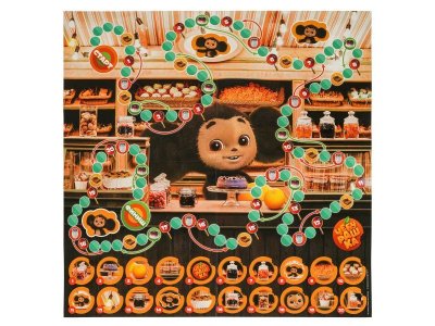 Игра-ходилка настольная Умные игры Чебурашка 4 в 1 1-00455064_6