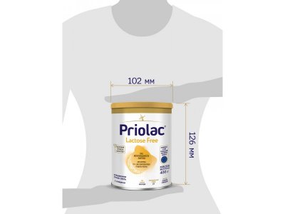 Смесь Priolac Lactose Free специализированная безлактозная с 0 месяцев 400 г 1-00456385_3