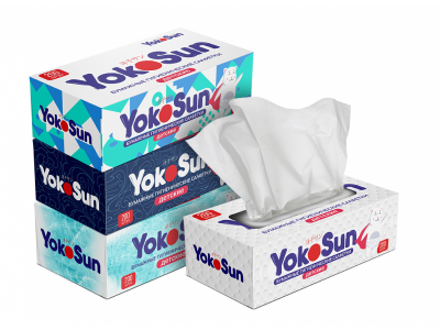 Салфетки YokoSun детские бумажные гигиенические, 200 шт. 1-00456386_1